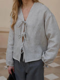 Flower Embroidery Patchwork Puff Sleeve Blouse Single Breasted Buckle O-neck Shirt 2024 Summer Lady Chic Casual