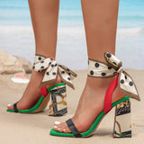 Colored Butterfly Wings Ultra-High Heel Sandals Lazada Women