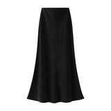 Fishtail Skirt Skirt Thick Autumn And Winter New High-Waist Thin Temperament A-Word Swing Dress