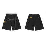Style Alcatraz Printing Work Clothes Leisure Shorts High Street Leisure Multi-Pocket Men's And Women's