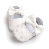 Boy Girl Breathable Bow Design Anti-Slip Shoes Casual Sneakers Toddler Soft Soled First