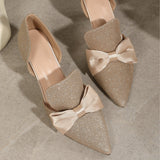Women's Gold Sandals Fashion Sandals Cassette Shiny Sandals Tip Sandals Fashion Simple Casual Shoes High