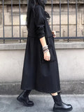 Trench Women Vintage Baggy Streetwear Autumn Cool Korean Style Coats Mujer Temper All-match Daily 2023 Feminino