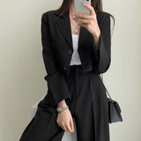 Zingj Suit Jacket Female 2024 Spring And Autumn Small Korean Fried Street New Version Of Casual Suit Jacket
