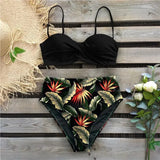 Bikini 2023 Female Swimsuit Women Swimwear Thong Push Up Bikinis Set High Waist Swimming Suits Ruffled Bathing