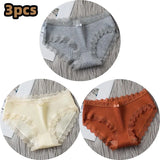Cotton Panties Women Comfortable Underwears Sexy Middle-Waisted Underpants Female Lingerie Big Size Ladies
