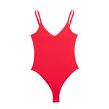 New Spring Nylon Solid Color Sling Jumpsuit