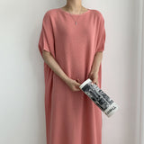 Zingj Loose Lazy Wind Dress Female 2024 Summer Dress New Fashion Light Mature Large Size Ins Web Celebrity Skirt
