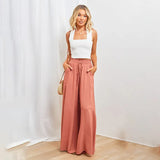 Women's New Trousers Summer Fashion Loose Leisure Wide Leg