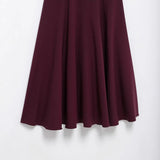 New Wave Wide Swing Short-Sleeved Fan Flute Dress