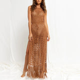 New Bikini Hooded Hollow With Twisted Swimsuit Jacket Beach Sunscreen Dress