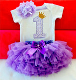 Cotton Baby Girl First 1st Birthday Party Tutu Dresses for Vestidos Infantil Princess Clothes 1 Year Girls Children's