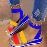 Size Women's Sandals 2024 Summer New Flat Heels Fish Mouth Hemp Rope Bottom Casual Women's