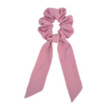 scrunchie hair ties Scarf Elastic Hair Rope for Women Hair Bow Ties Scrunchies Hair Bands Flower Print Ribbon