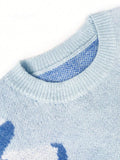 And Winter Women's Explosive Bow Bows Languid Loose Knitting