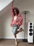 Trend Design Knitted Bunny Sweater Spring And Autumn Lazy Wind Loose Leisure