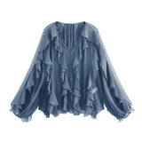 New Laminated Solid Color Shirt