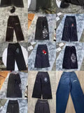 Year's Popular Style Graphics Jeans Y2K Hip-Hop Loose Jeans For Men And Women