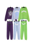 Brand Sp5der 55555 Star Printed Hoodie Pantsuit Suit For Men And