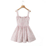 New Spring Style Printed Pleated Slim Mini Sling
