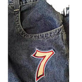 Baggy Jeans Hip-Hop Rock Print 2023 New Fashion Harajuku Wide-Leg