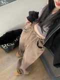 American Style Gradient Slimming Boyfriend JeansOutfit