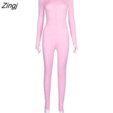 Women Jumpsuit corset 2 pieces set Solid Color Bodycon Long Romper Women Jumpsuit Bodysuit