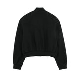 New Soft Solid Color Loose Pilot Jacket