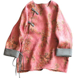 2023 Imitates Fragrant Cloud Gauze, Light National Style, Improved Chinese Style, Tang Coat, Young Woman, Imitation Mulberry Silk