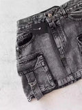 Women's Short Skirt Plus Anti-Walking Guofu Gothic Black Y2k Mini Ski Fashion
