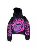 Vintage Gothic Skeleton Hoodie Autumn And Winter Hip Hop Long-Sleeved Coat Loose Hooded