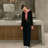 Zingj Jacket Female 2024 Spring And Autumn Net Red New Autumn Dress Korean Version Loose Suit Brown Blazer Jacket