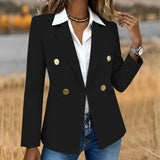 Shein Round Collar Long-Sleeved Top High Waist Skirt Suit Women's