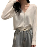 Zingj Coat Long-Sleeved Thin Jacket Autumn 2024 New Korean Version Loose Short With A Small Knit-Outfit