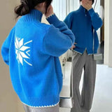 Solid Color Thin Knitted Collar Jacket 2025 New Simple Leisure Pocket Short Zipper Open