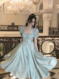French Burgundy Evening Party Dress Women 2023 Summer Elegant Romantic Prom Vestidos Korean A-line Graduation
