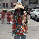 Chiffon Blouse for Women Women's Summer Tops 2024 Boho Clothing Korean Style Beach Shirt Elegant Social Women's