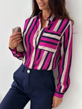 Zingj Wise Hot Style Autumn New Fashion Long Sleeve V Collar Women Shirt Shirt Women's
