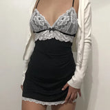 2024 Lace Bow Tie Ins Fashionable Sexy A-Shaped Dress Is A Female Hair