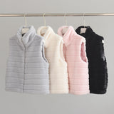 Fur Lady Stand Collar Artificial