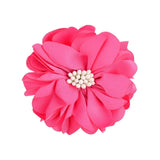 Pcs/lot New Sweet Chiffon Fabric Flower Hair Clips For Girls Safety Hairpin Boutique Barrettes Headwear Kids Hair
