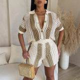 Creative Innovative Sexy Hollow Lapel