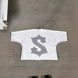 Men's T-Shirts Oversized Graphics Gothic Harajuku Short-Sleeved Men's T-Shirts Y2k Top