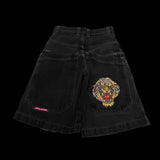 Street Clothing Jeans Y2K Pants Hip-Hop Embroidered Jeans Loose Jeans