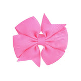 Inches Candy Color Baby Mini Small Bowknot Hair Clips For Cute Girls Safety Hairpins Barrettes Headwear Kids Hair