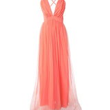 Zingj / LZS1762 New Dress Orange Sling Gauze