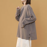 Spring Autumn Long Sleeve T-Shirt Women Basic Tee Shirt Oversize T Shirt Women Casual O-neck Women