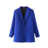 And Summer 2025 New Simple Loose Double-Dbuted Blazer Women's Spring And Autumn Dress New