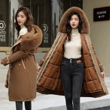 One Dress Three Wear Detachable Pie To Overcome The New Down Cotton Clothes Waist Show Thin And Thick Cotton Coat-Outfit