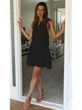 Black White Dress Summer Casual Loose Sleeveless Female Patchwork Lace Elegant Beach Party Dresses For Women Robe